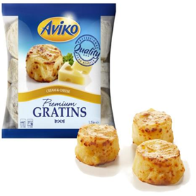 Aviko gratin kaas/room 15x100gr