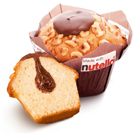 GALANA MUFFIN VANILLE NUTELLA 20X105GR