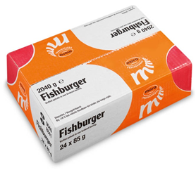 Mora fishburger 24x85gr