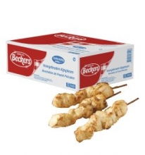 Beckers voorgebraden kipspies 20x100gr