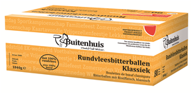 Buitenhuis rundsvleesbitterballen klassiek 80x23gr