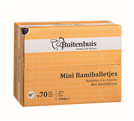 Buitenhuis mini bamiballetjes 70x28gr