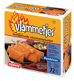 Topking vlammetjes 72x18gr