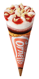 OLA CORNETTO AARDBEI 24X120 GR