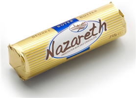 Nazareth boterrolletje ongezouten 12x250g
