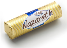 NAZARETH BOTERROLLETJE ONGEZOUTEN 250 GR