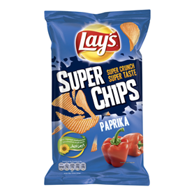 LAYS SUPERCHIPS PAPRIKA 20X200 GR