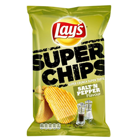 Lay's max black peper & zout 22x185g