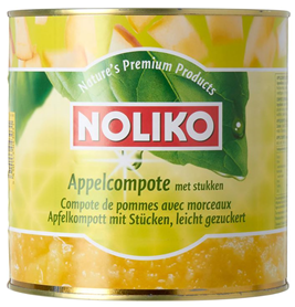 COMPOTE DE POMMES AVEC MORCEAUX NOLIKO (3)  2650G