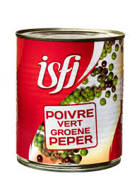 isfi peper bolletjes groen 850gr (uitgelekt 500gr)