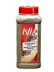 ISFI PEPER ZWART GEMALEN 500 GR