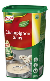 KNORR CHAMPIGNONS AFGELEIDE SAUS 1.2 KG