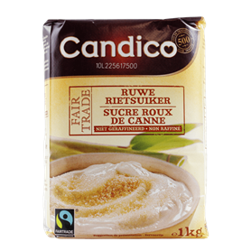 CANDICO RUW RIETSUIKER GEMALEN 1 KG