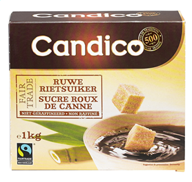 Candico ruwe rietsuikerklontjes onverpakt 1kg