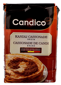 KANDIJSUIKER CASSONADE CANDICO BRUIN 1 KG