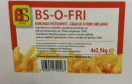 fribel frituurvet 4x2.5kg (rundsvet)