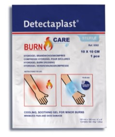 Detectaplast steriel trauma brandwondenkompres 10x10cm