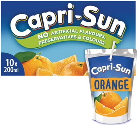 CAPRI SUN ORANGE 40x20CL