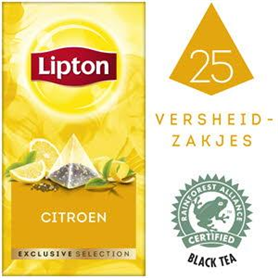 Lipton exclusive selection lemon-citroen thee 25st